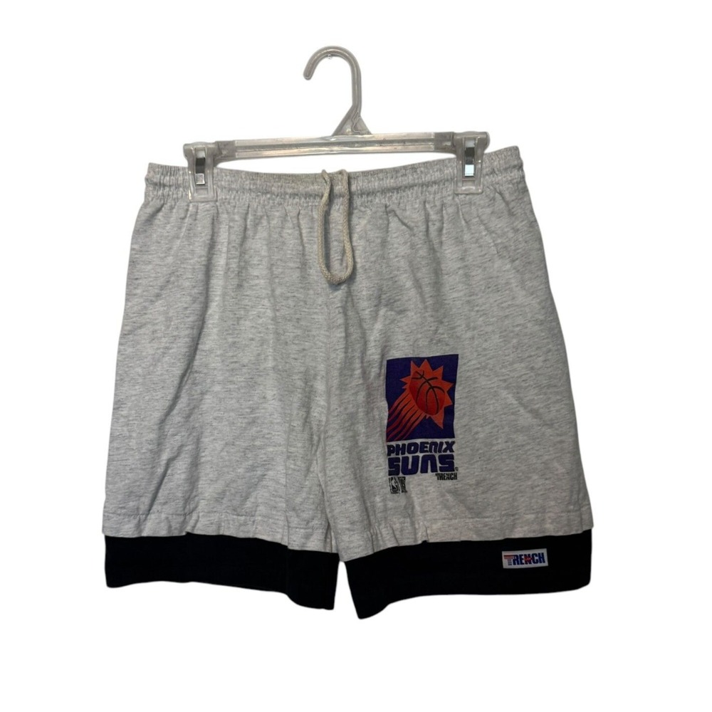 Vintage Phoenix Suns Shorts Mens Small Gray Purple NBA Basketball 90s Barkley